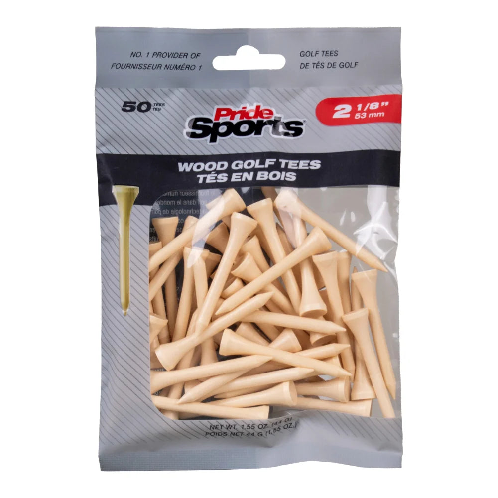 2 1/8" Bagged Golf Tee Packs