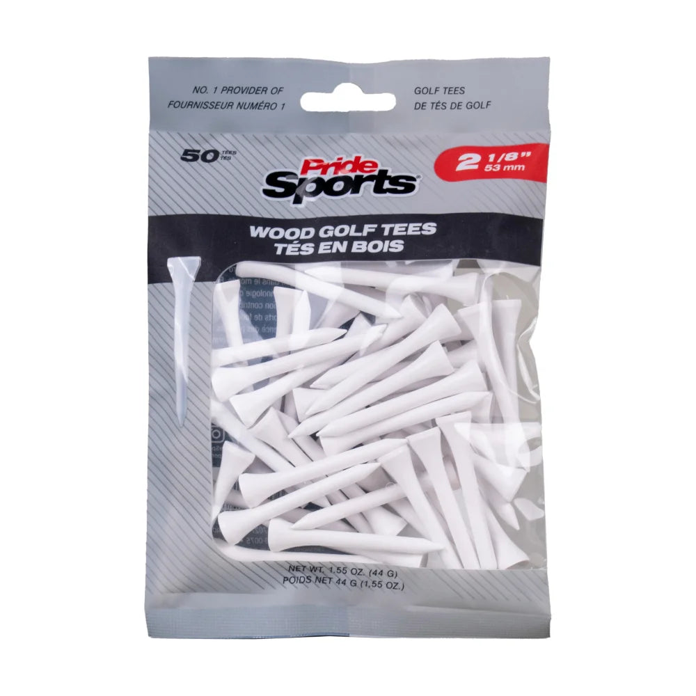 2 1/8" Bagged Golf Tee Packs