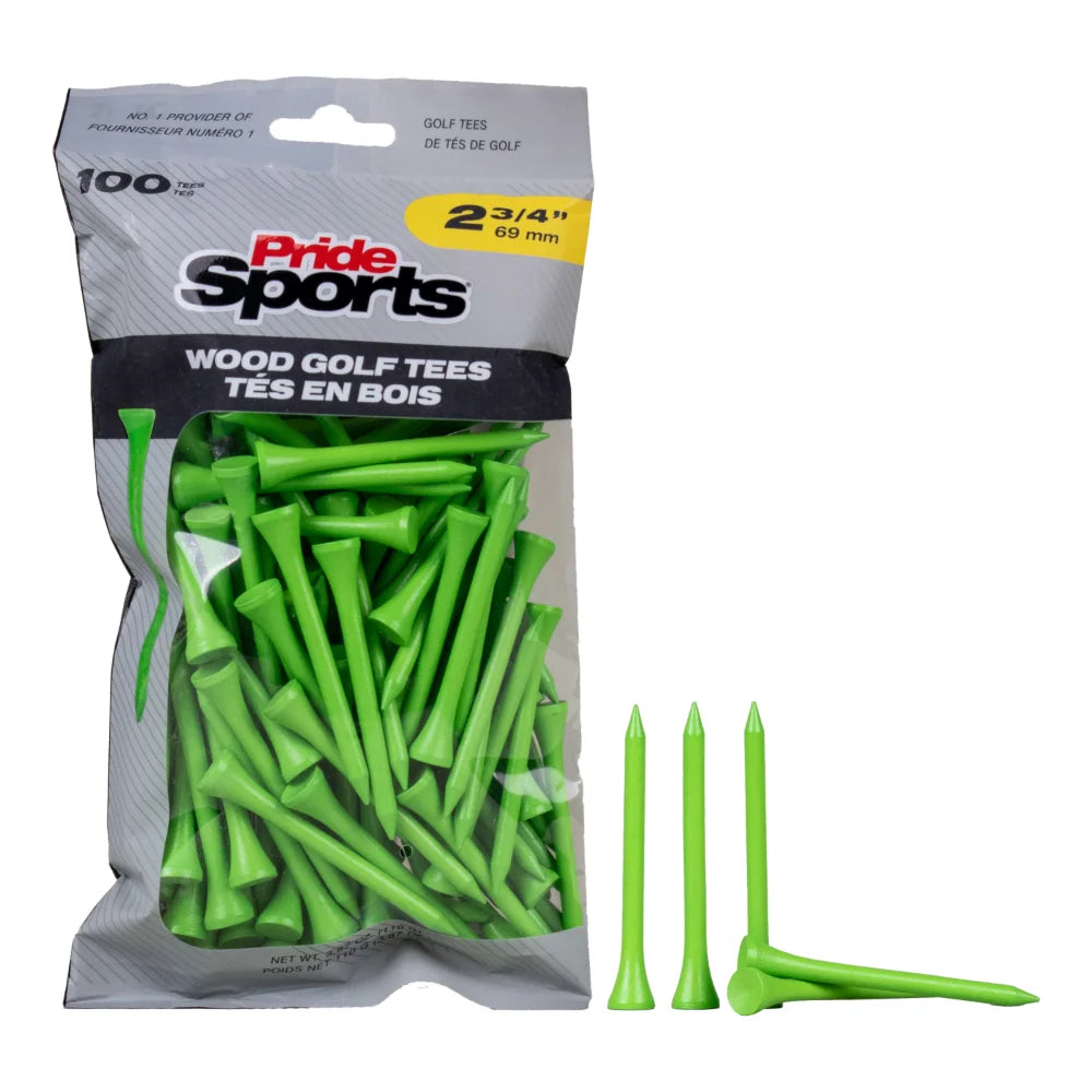 2 3/4" Bagged Golf Tee Packs