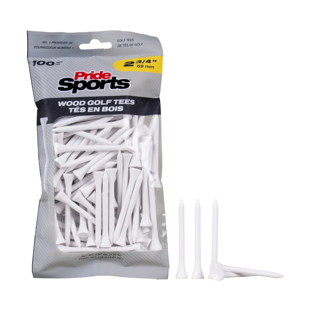 2 3/4" Bagged Golf Tee Packs