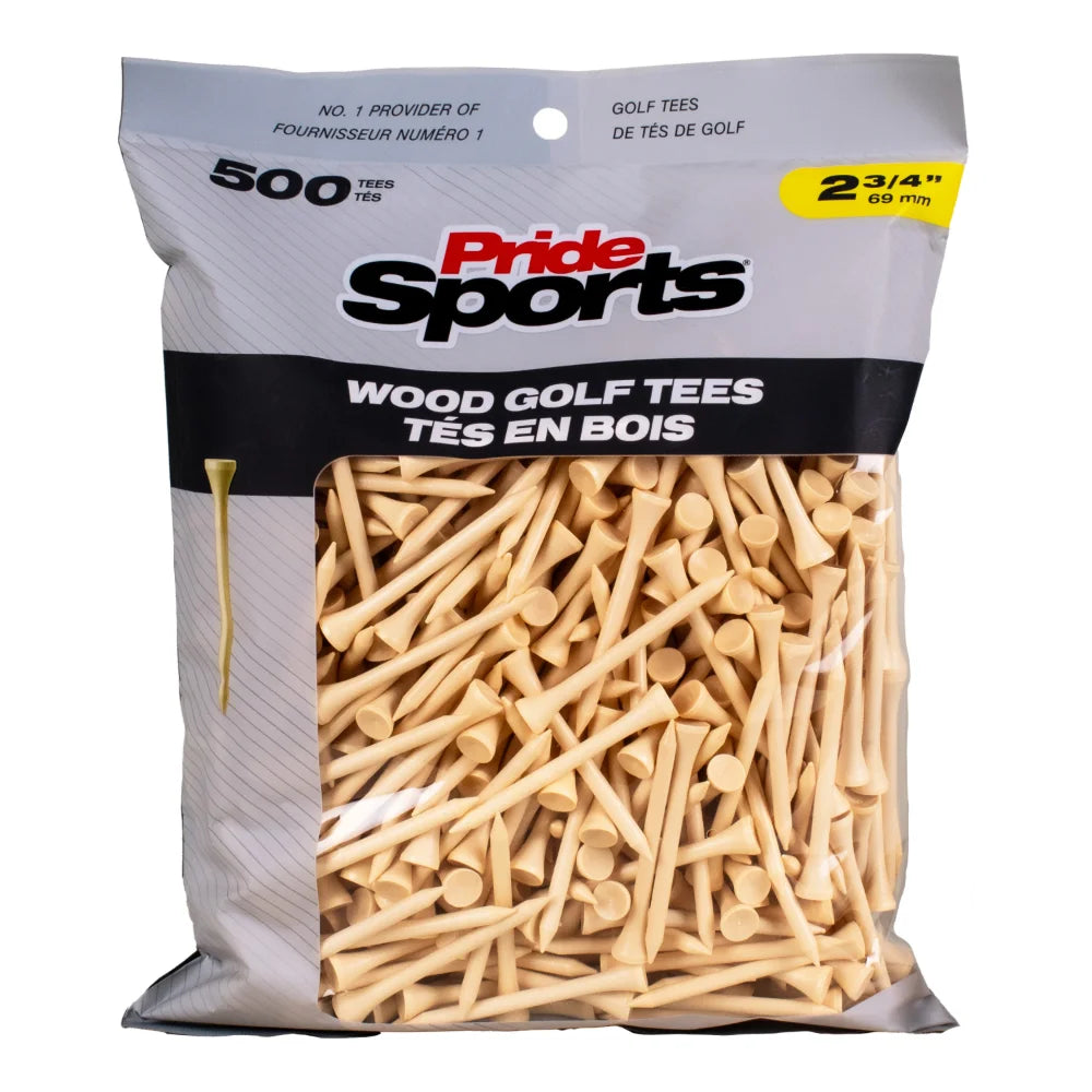2 3/4" Bagged Golf Tee Packs