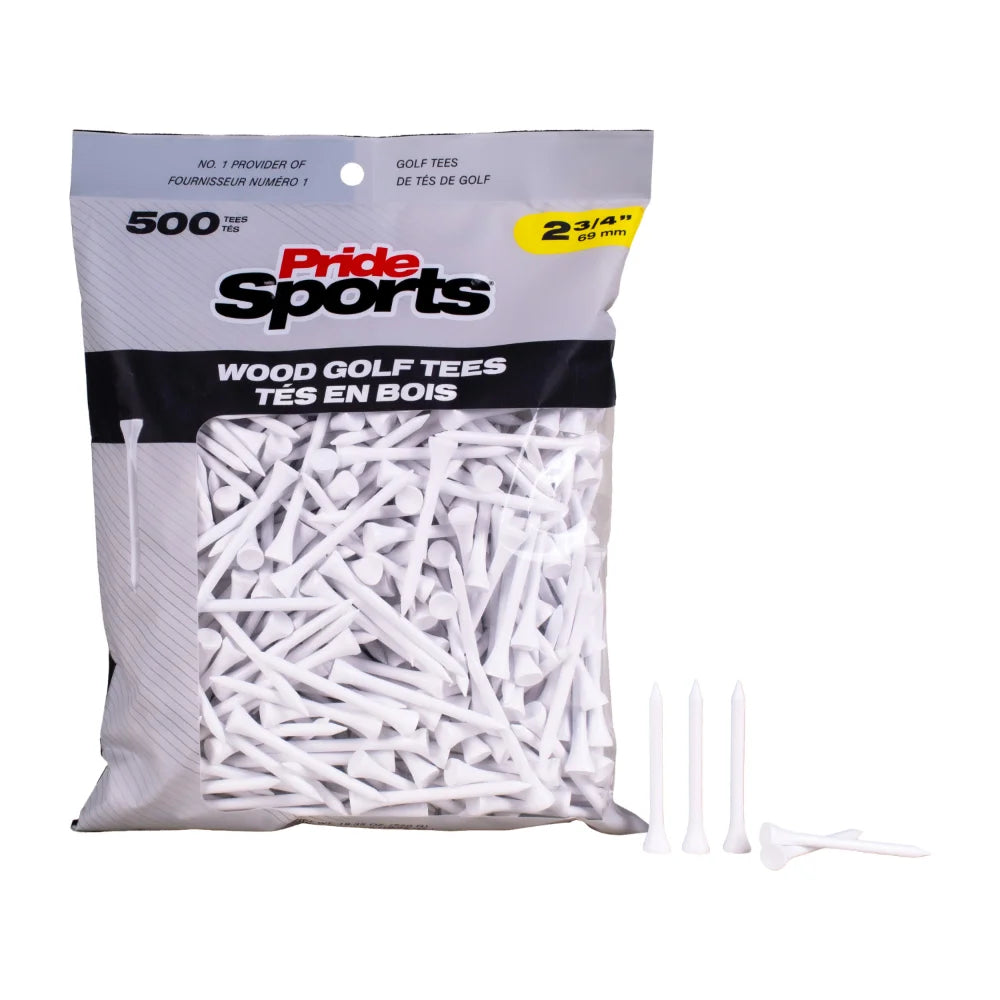 2 3/4" Bagged Golf Tee Packs