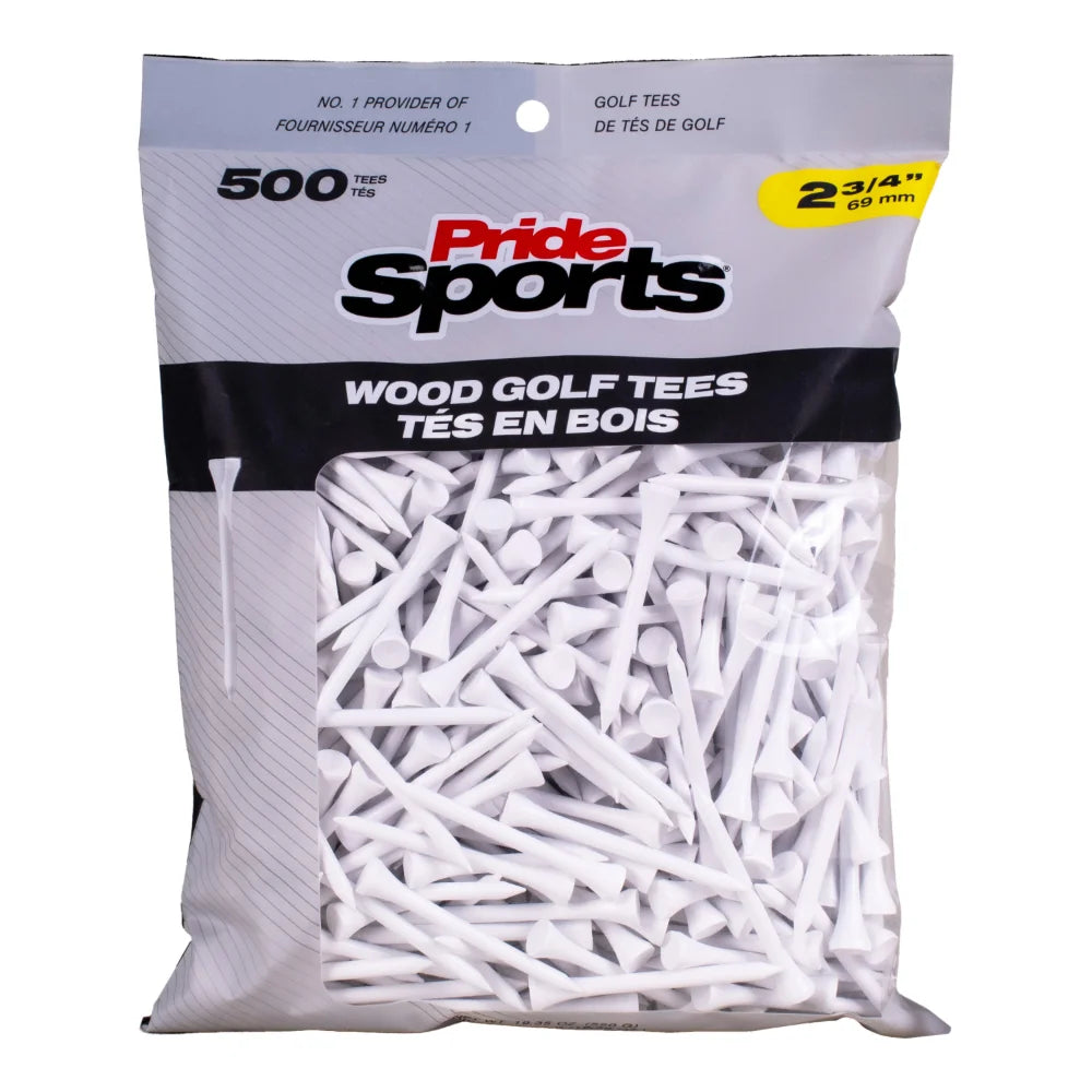 2 3/4" Bagged Golf Tee Packs