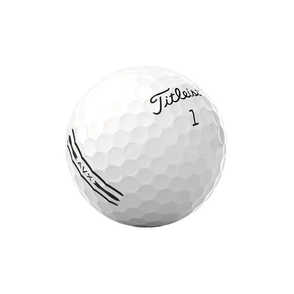 White golf ball with 'Titleist' branding on a white background