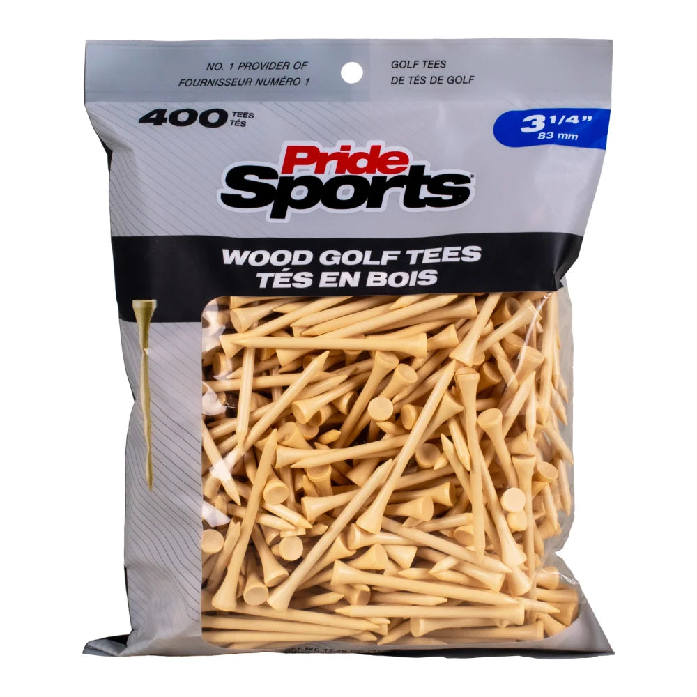 3 1/4" Bagged Golf Tee Packs