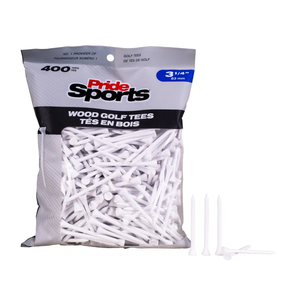 3 1/4" Bagged Golf Tee Packs