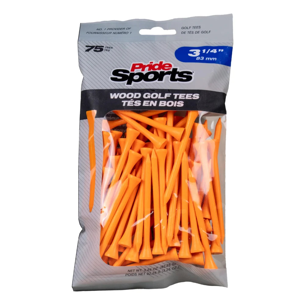 3 1/4" Bagged Golf Tee Packs