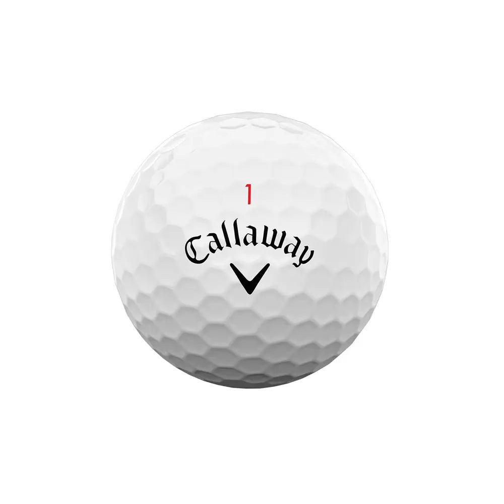 Callaway golf ball on a white background