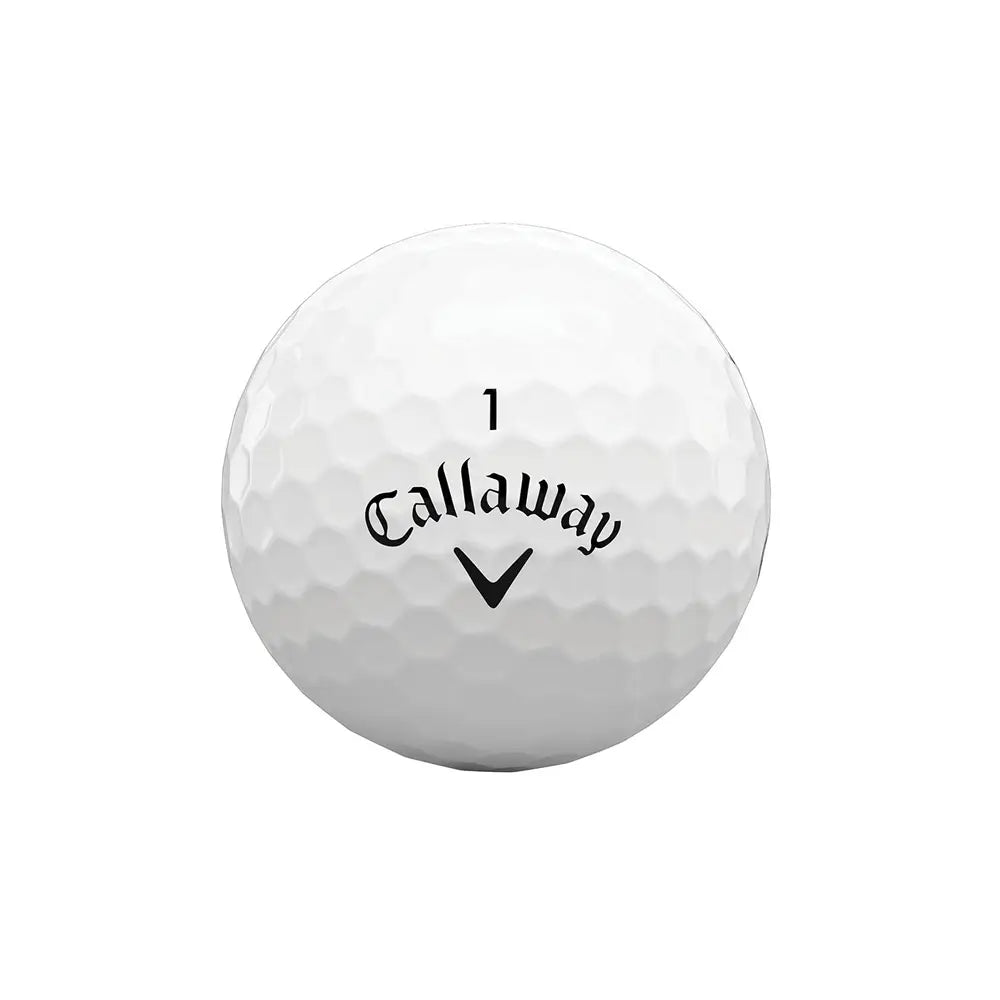 Callaway Supersoft golf ball on a white background