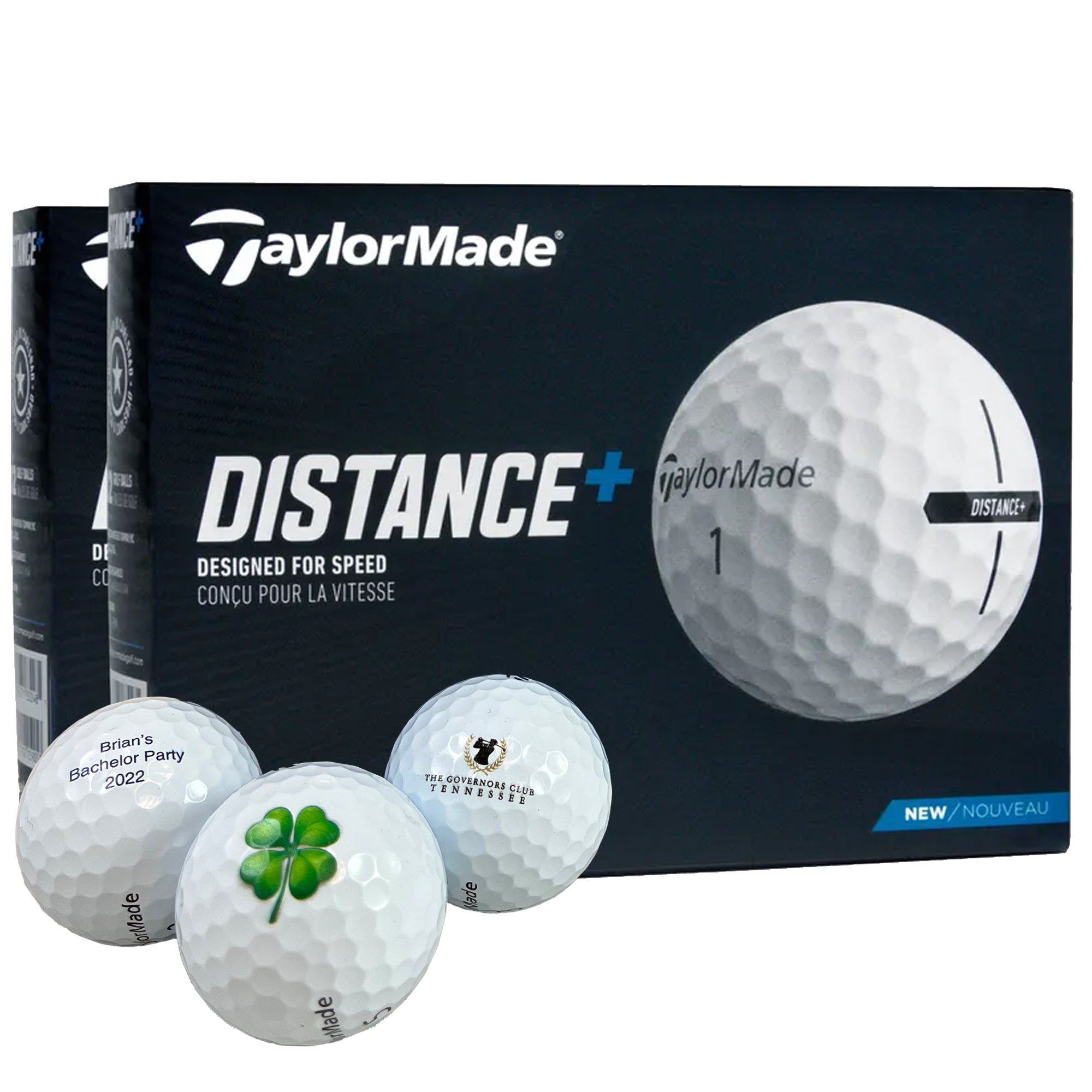 TaylorMade Distance+ Double Dozen - Custom Logo Imprint