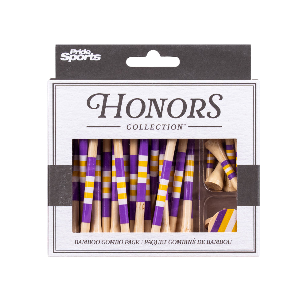 Honors Bamboo Combo Pack - 40 3 ¼" Tees, 10 1 ½" Tees, and 3 Ball Markers