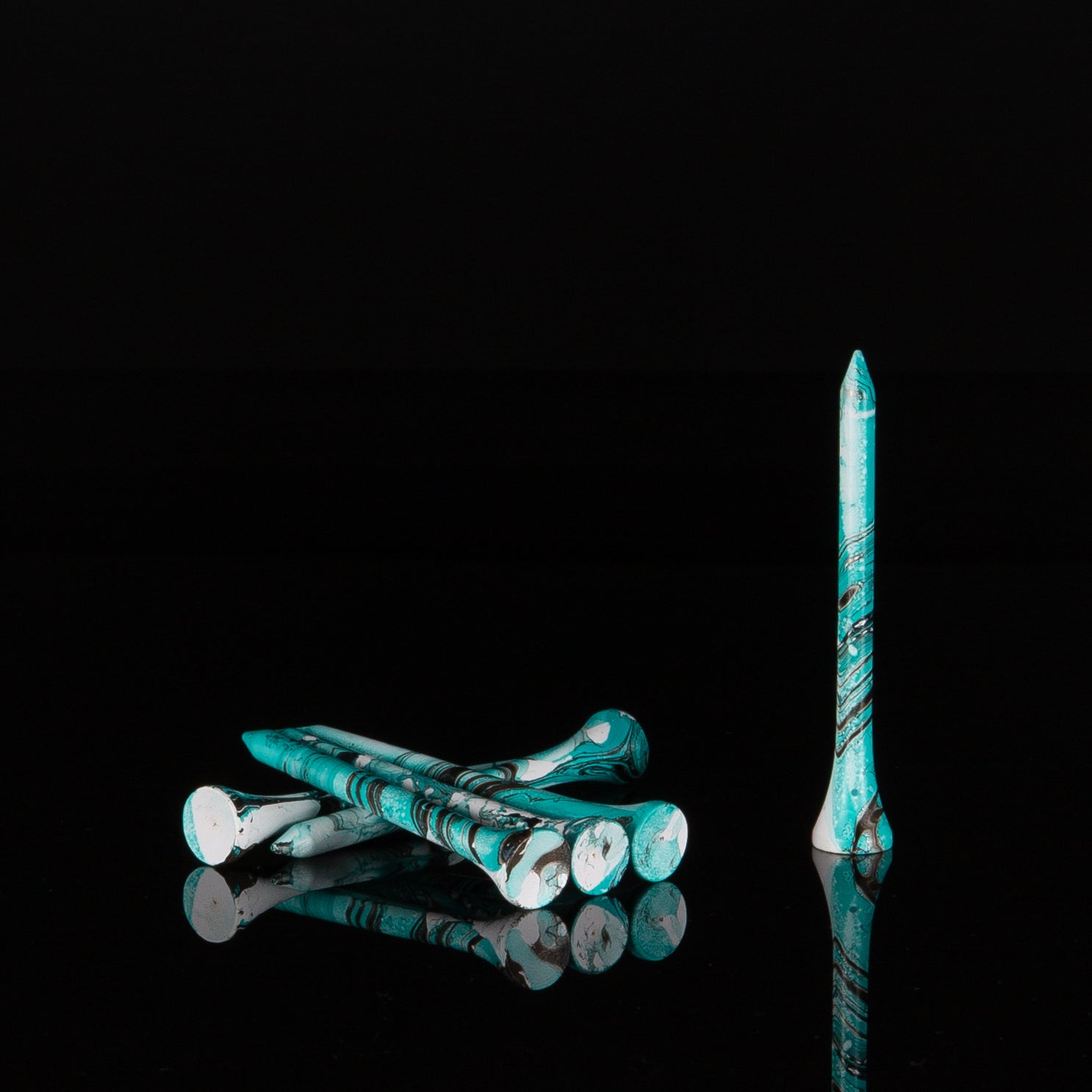 Special Edition Paint Splatter - Turquoise/Black