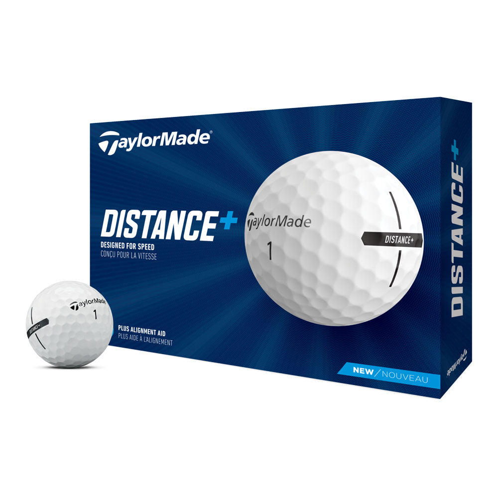 TaylorMade Distance+ Double Dozen Golf Ball - Plain