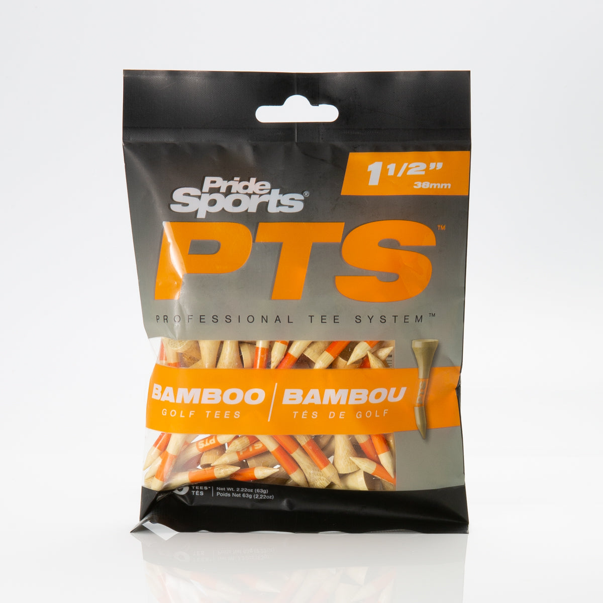 1 ½" PTS Bamboo Tees - Natural