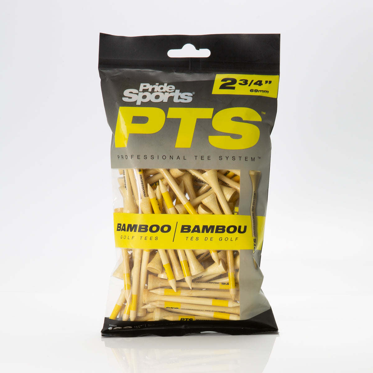 2 ¾" PTS Bamboo Tees - Natural