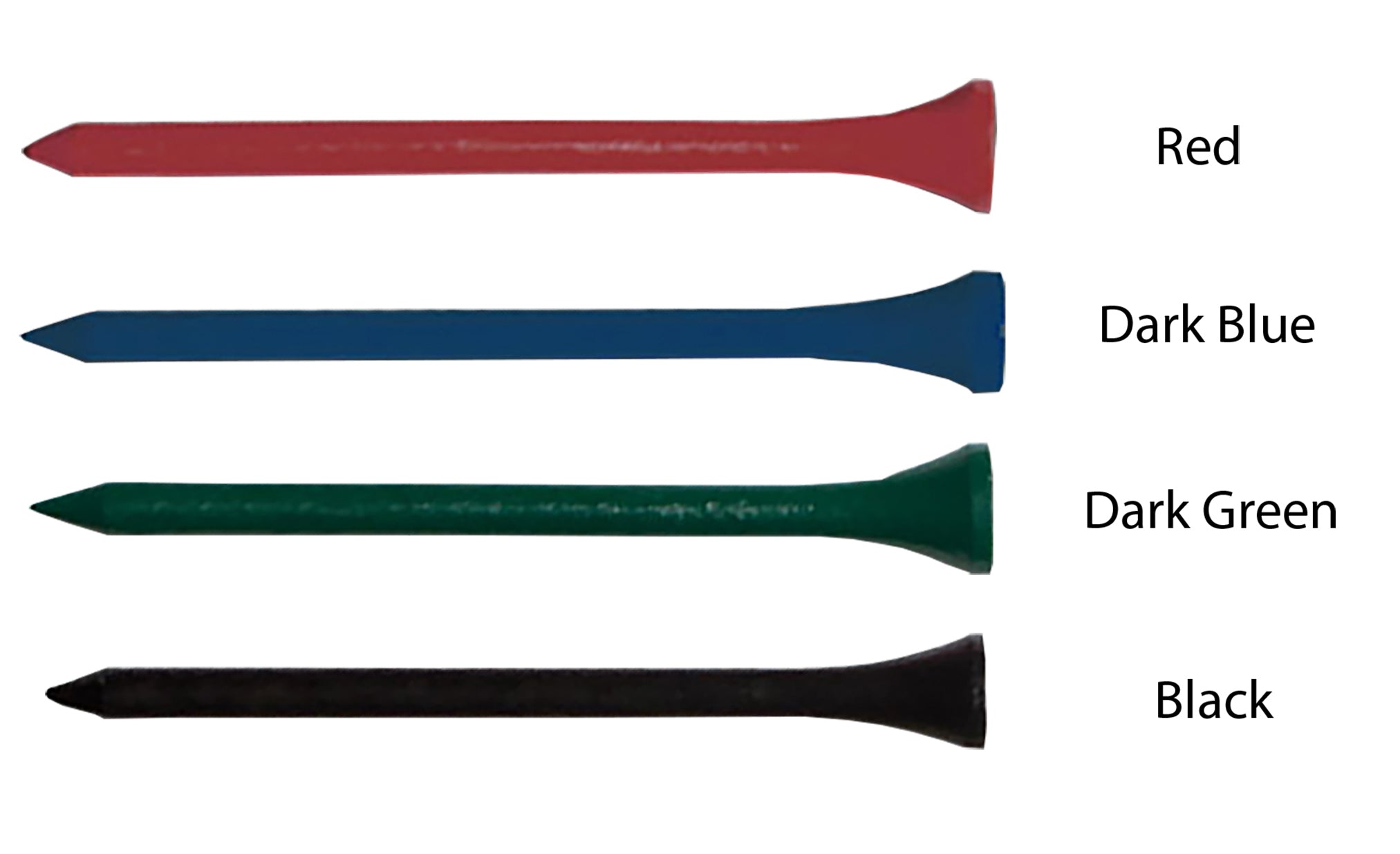 2 ¾" Personalized Wood Golf Tees