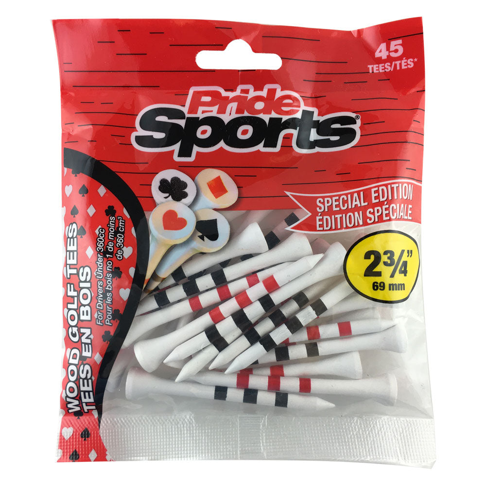 PrideSports Special Edition Wood Golf Tees - 45ct
