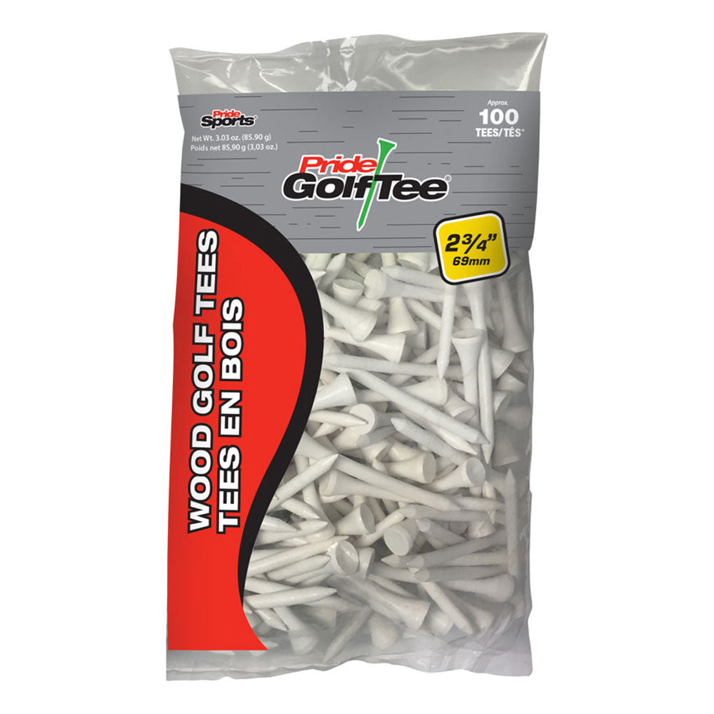 2 3/4" Bagged Golf Tee Packs