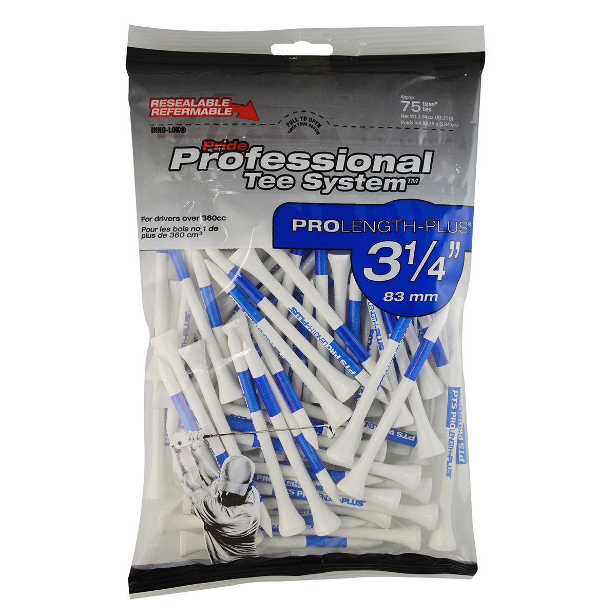 Professional Tee System™ (PTS) Wood Golf Tees