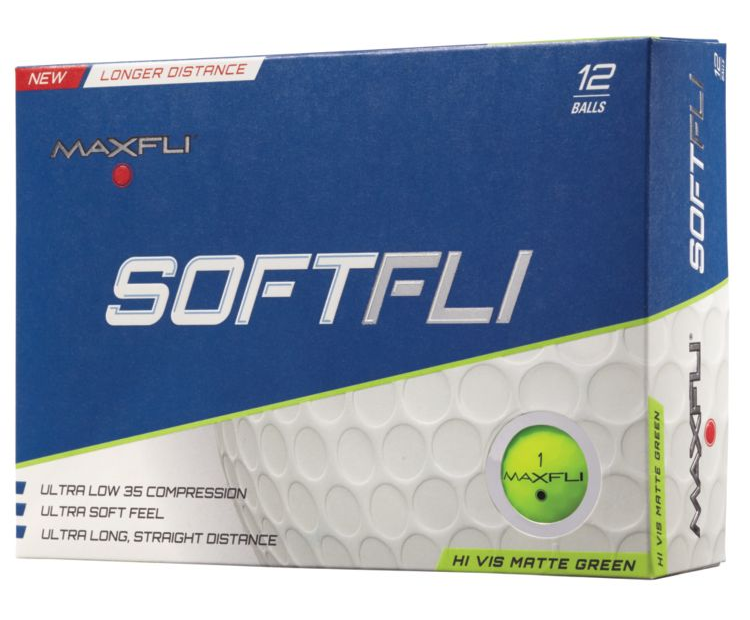 Maxfli SoftFli Matte Golf Balls - Custom Text Imprint