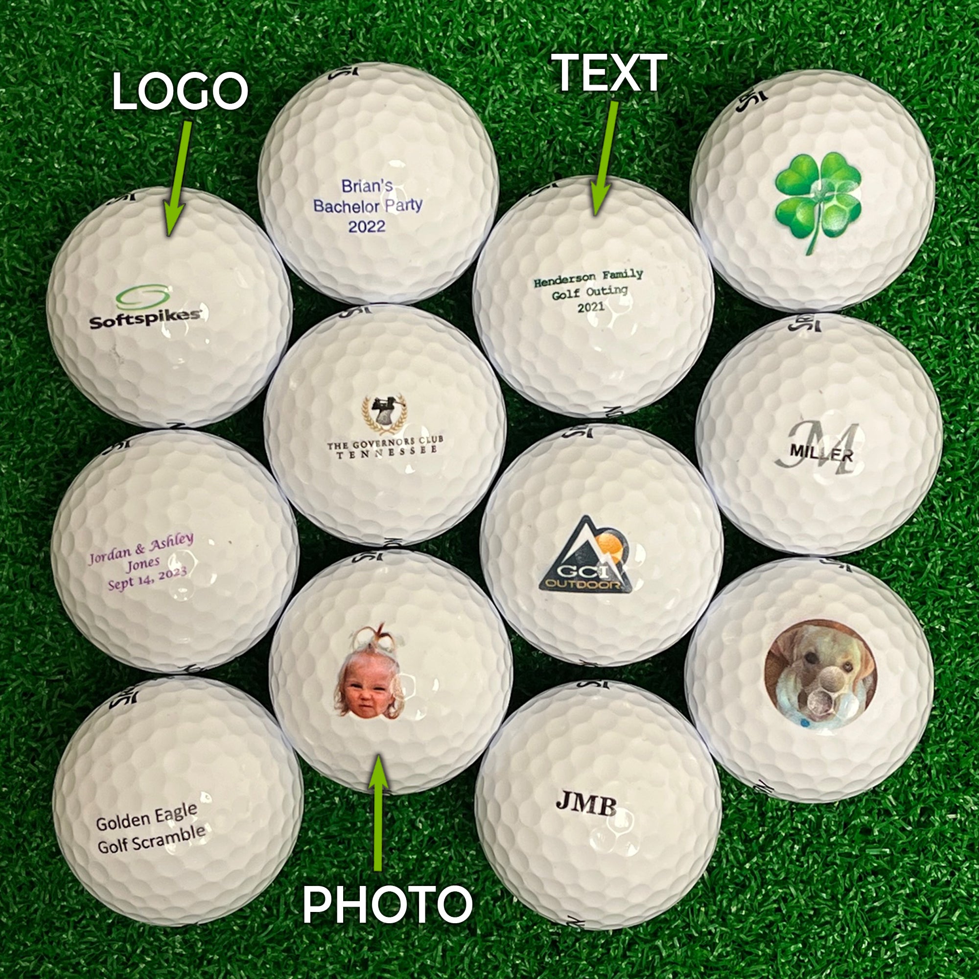 Custom Logo Golf Balls