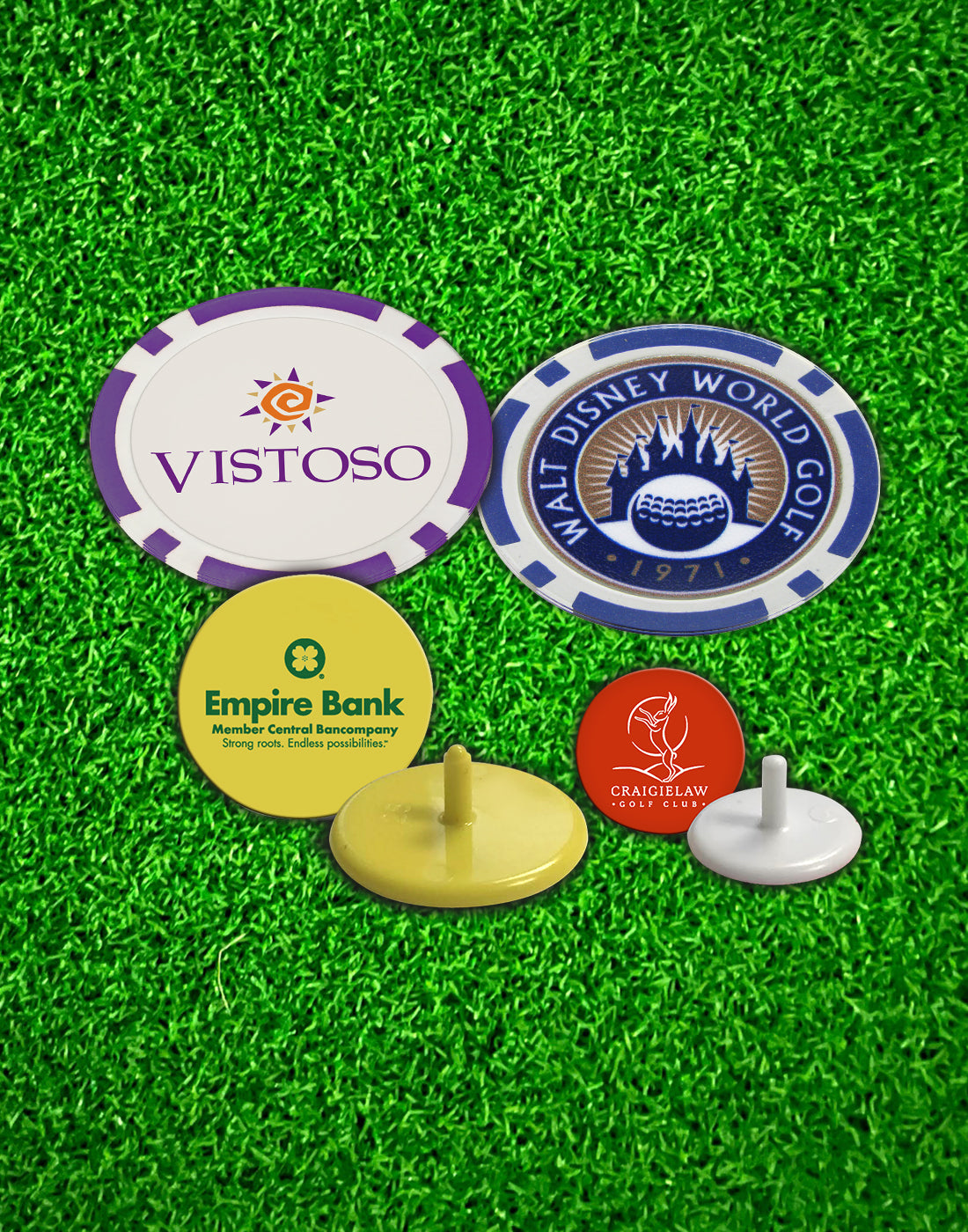 Personalized Ball Markers & Poker Chips