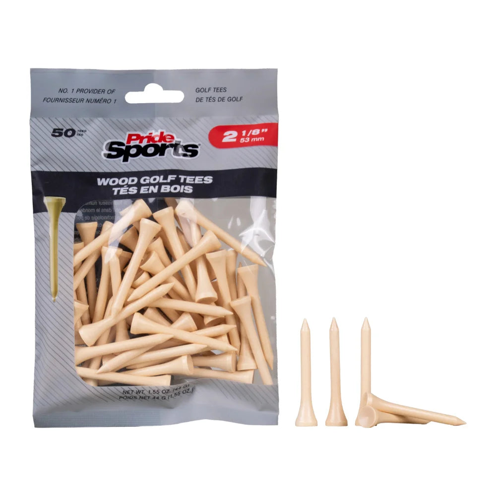 2 1/8" Bagged Golf Tee Packs