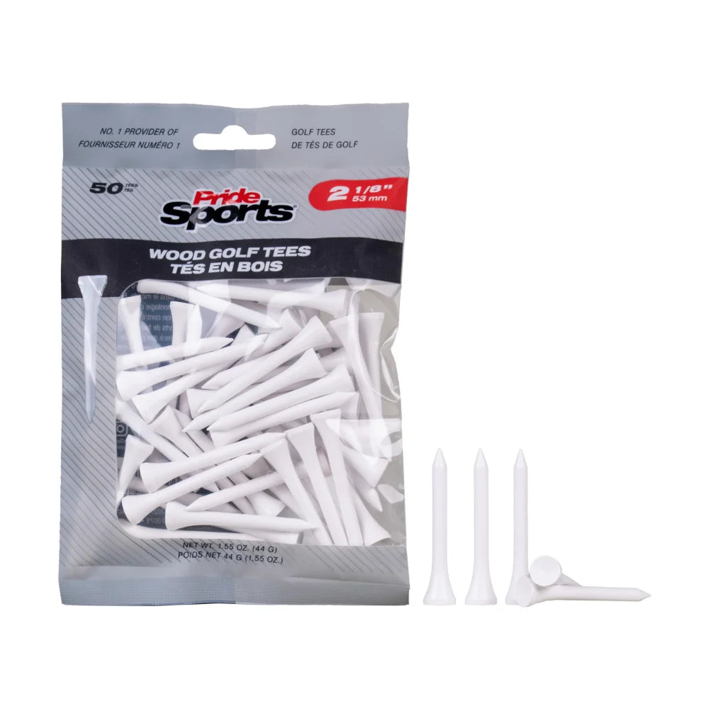 2 1/8" Bagged Golf Tee Packs