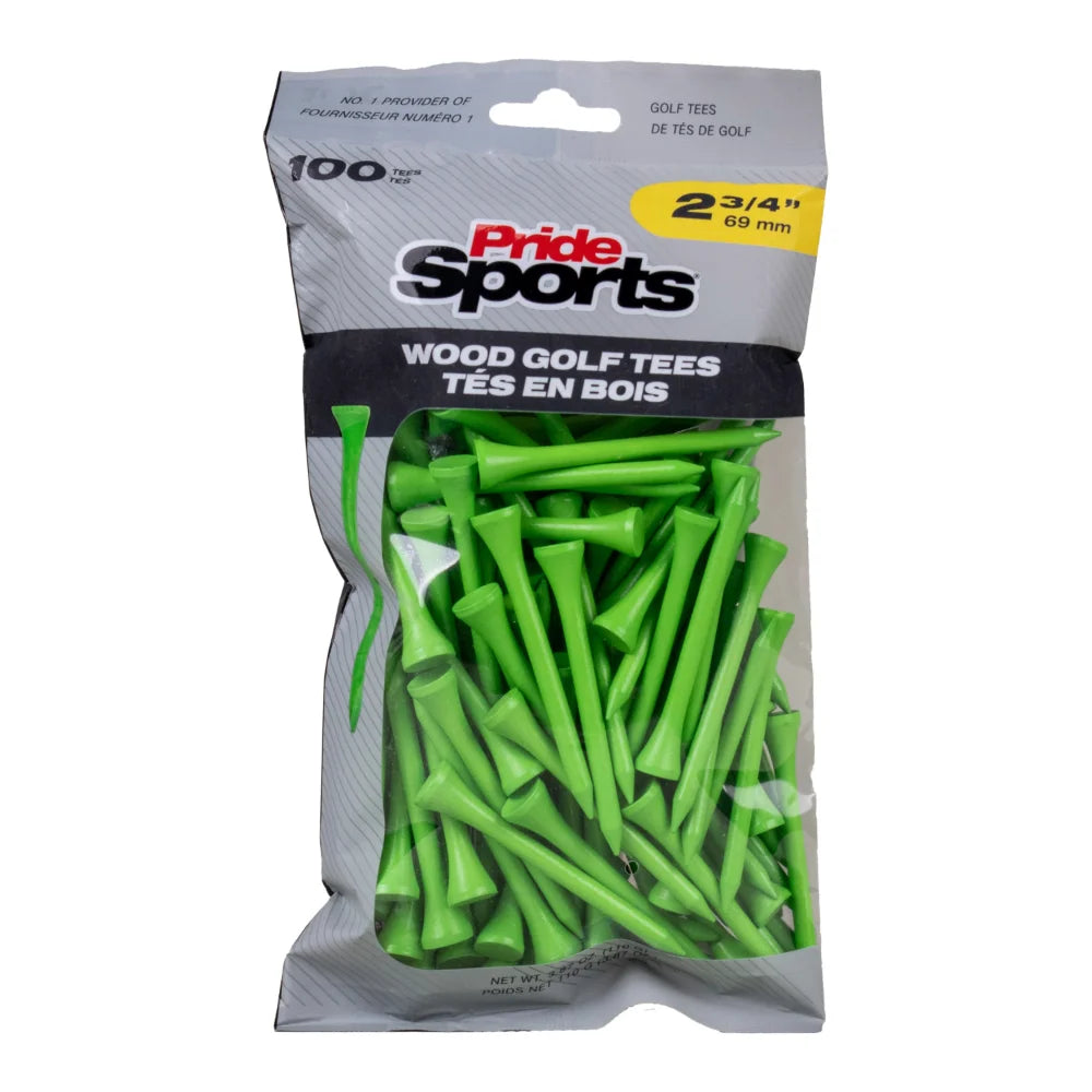 2 3/4" Bagged Golf Tee Packs