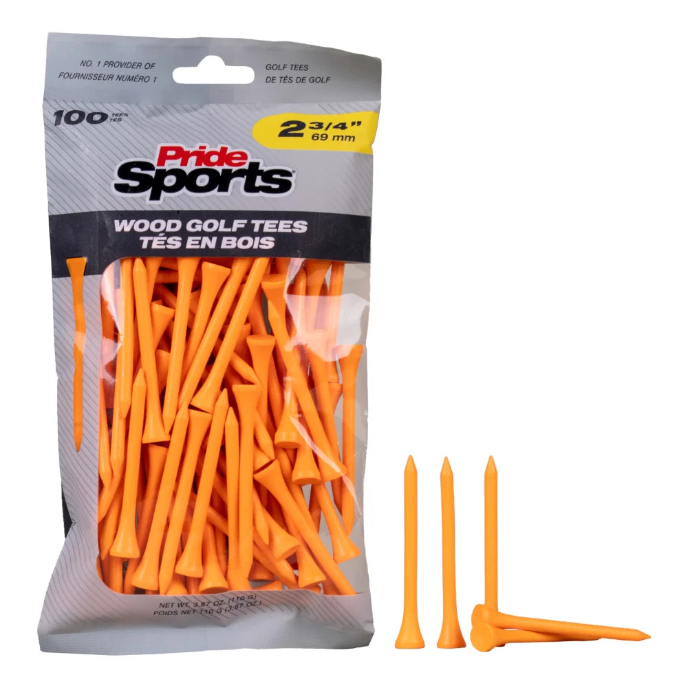 2 3/4" Bagged Golf Tee Packs