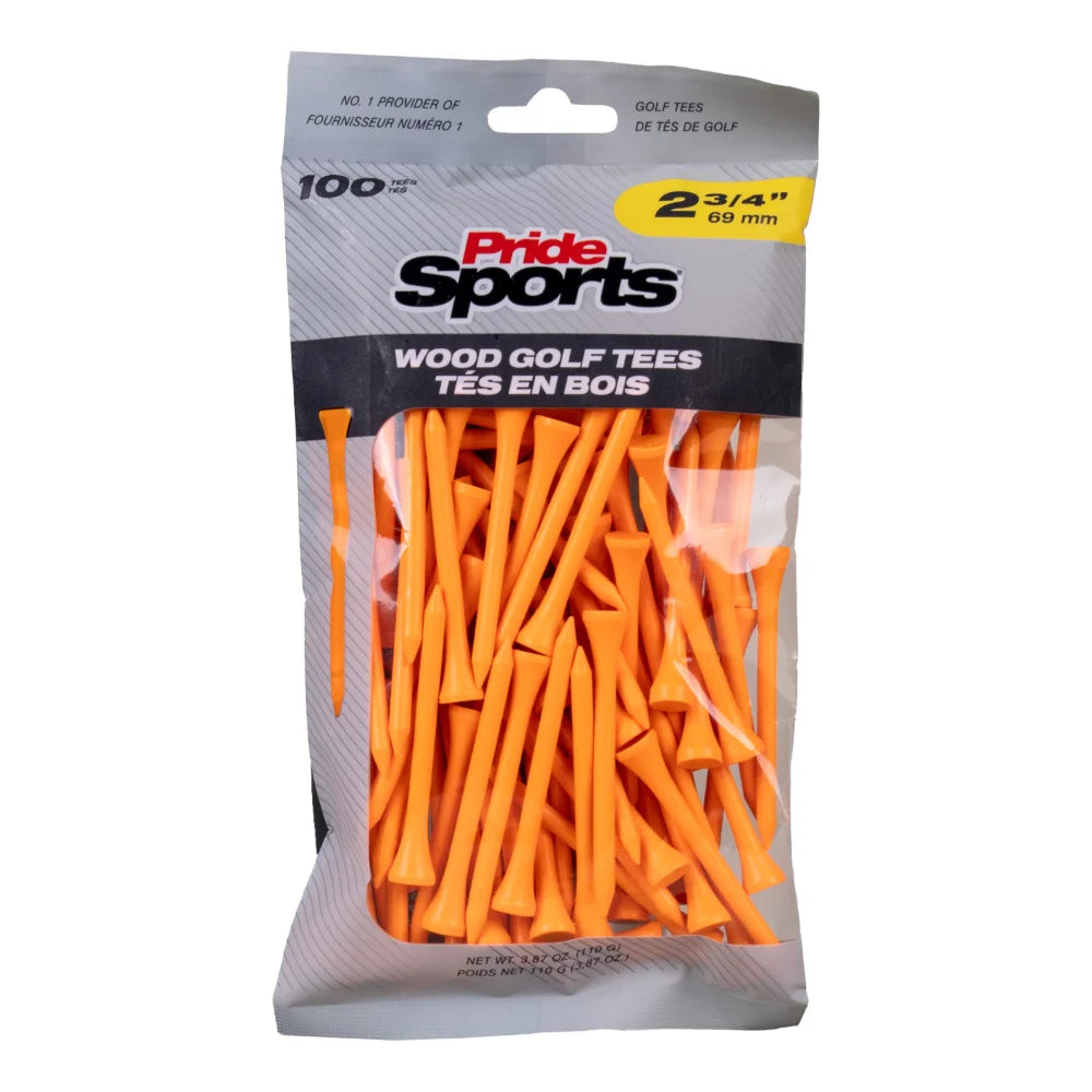 2 3/4" Bagged Golf Tee Packs
