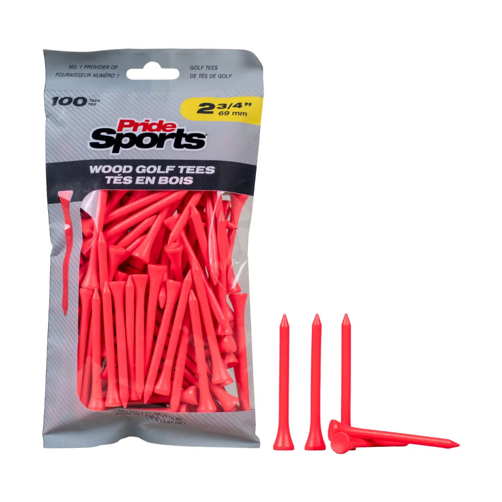 2 3/4" Bagged Golf Tee Packs