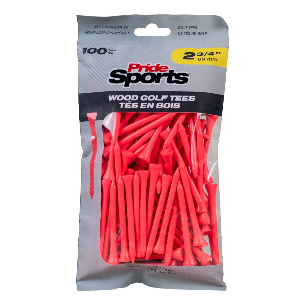2 3/4" Bagged Golf Tee Packs