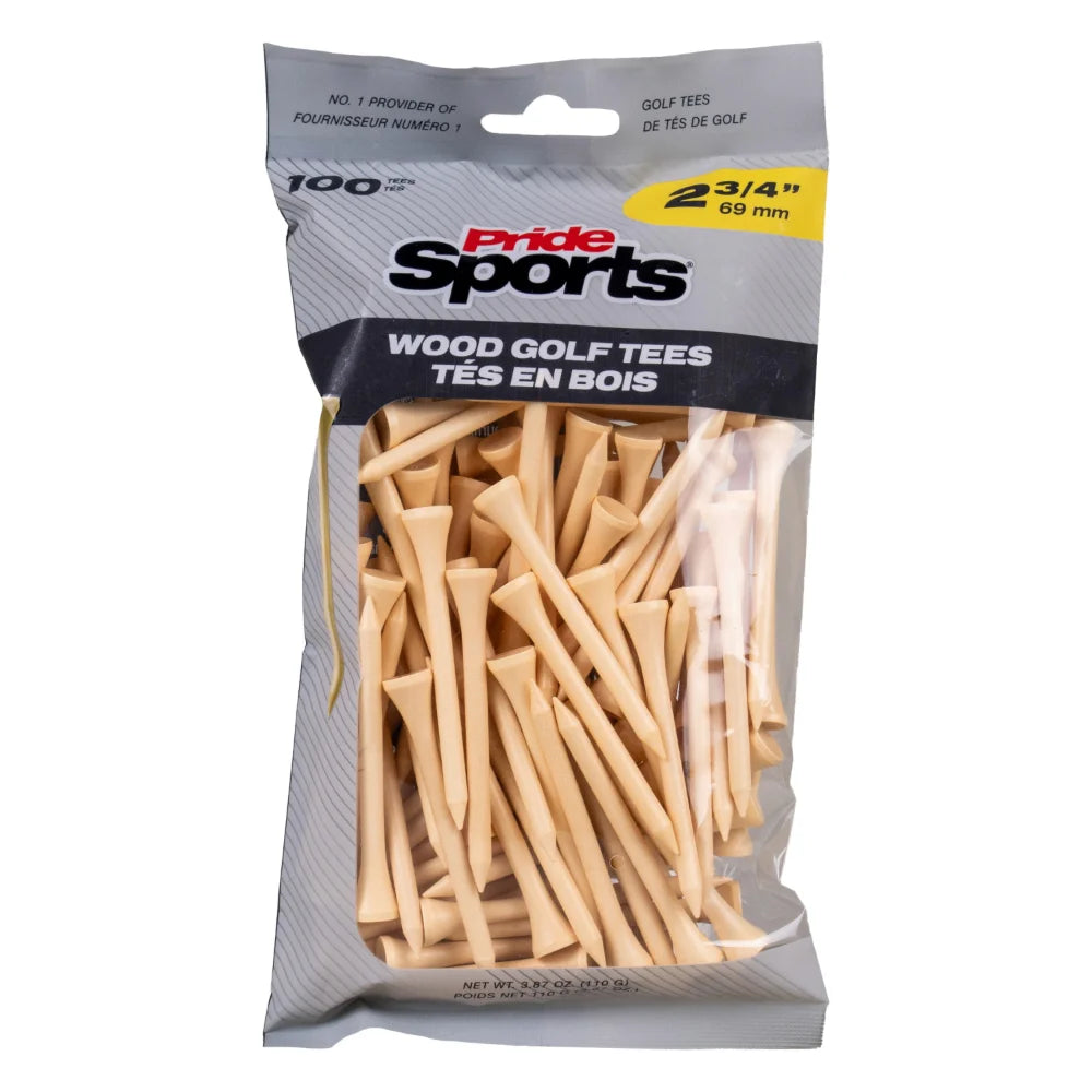 2 3/4" Bagged Golf Tee Packs