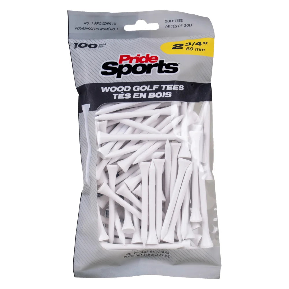 2 3/4" Bagged Golf Tee Packs