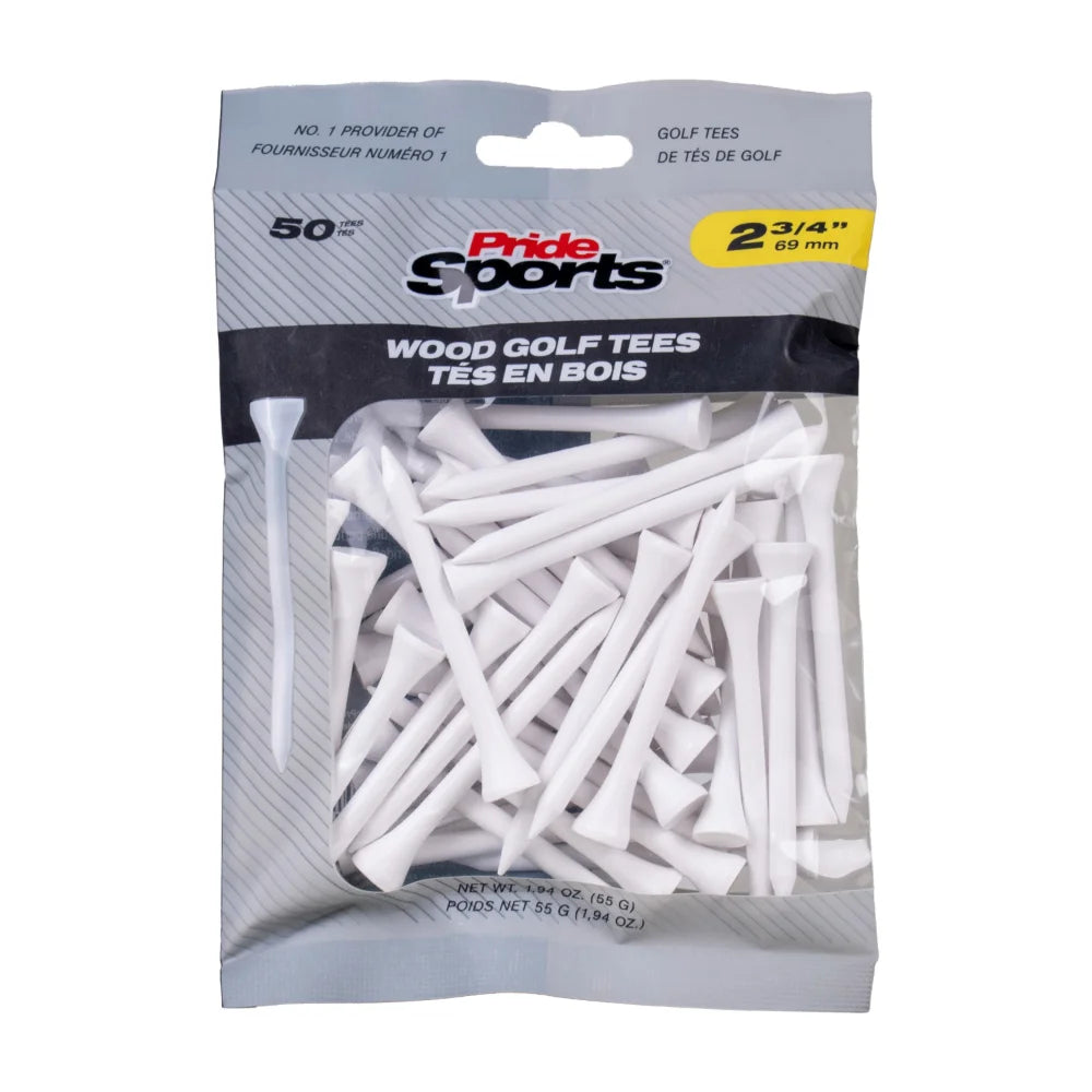 2 3/4" Bagged Golf Tee Packs