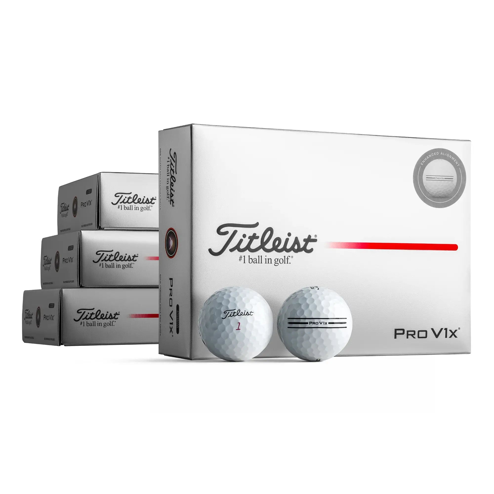 2025 Titleist® Pro V1x® - Buy 3 DZ Get 1 DZ Free - Custom Text Imprint