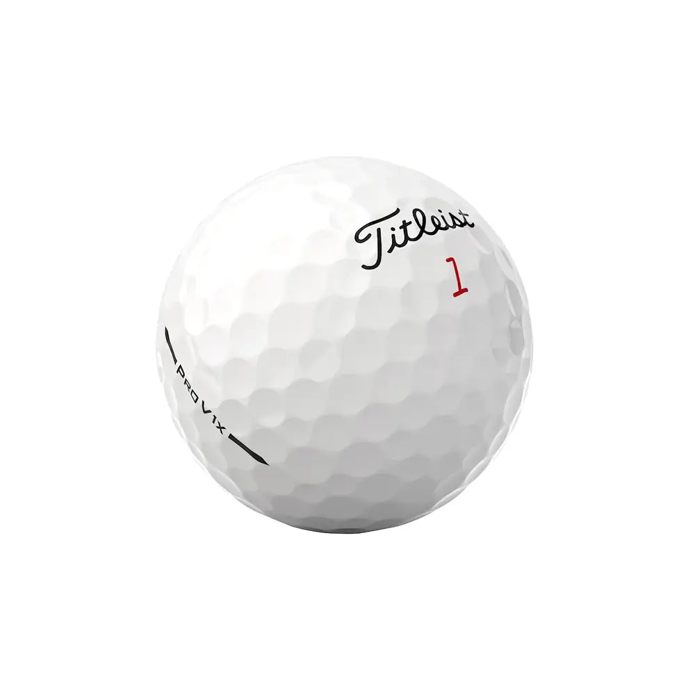 White golf ball with 'Titleist' branding on a white background