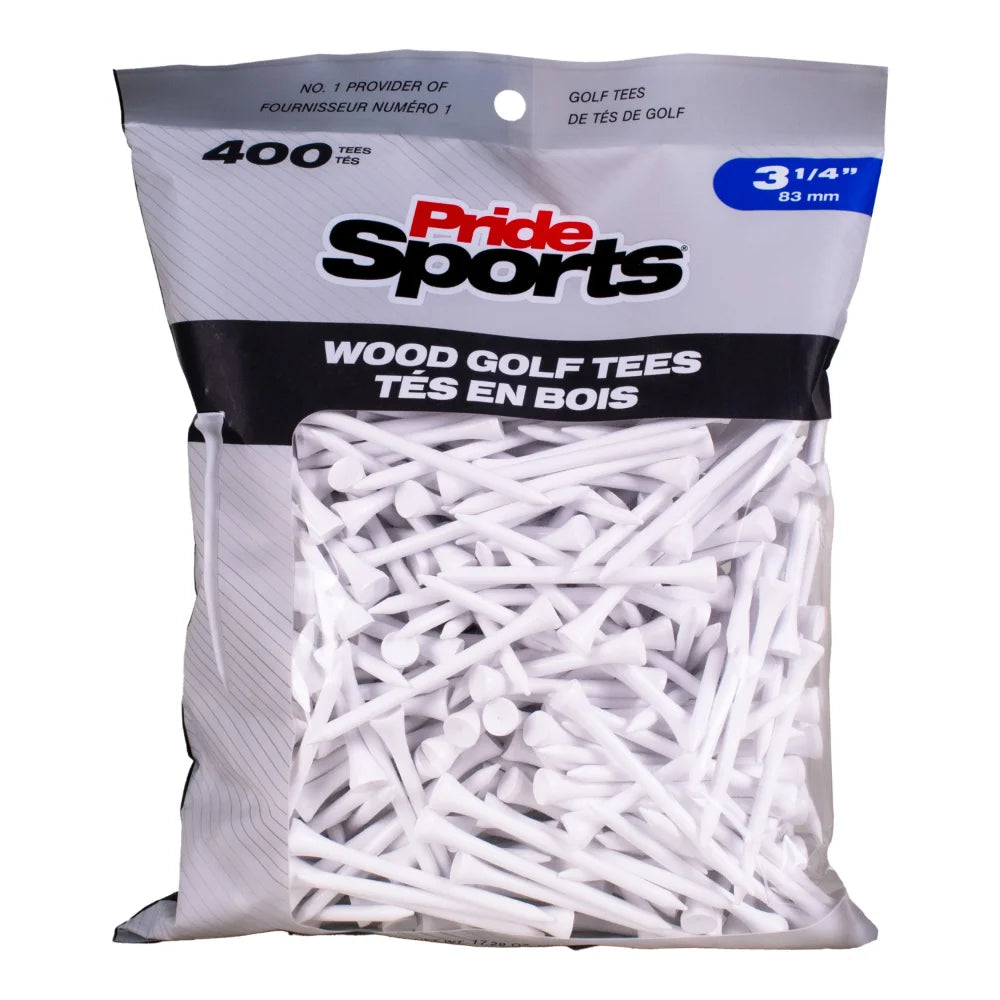 3 1/4" Bagged Golf Tee Packs