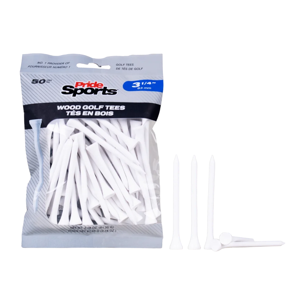 3 1/4" Bagged Golf Tee Packs
