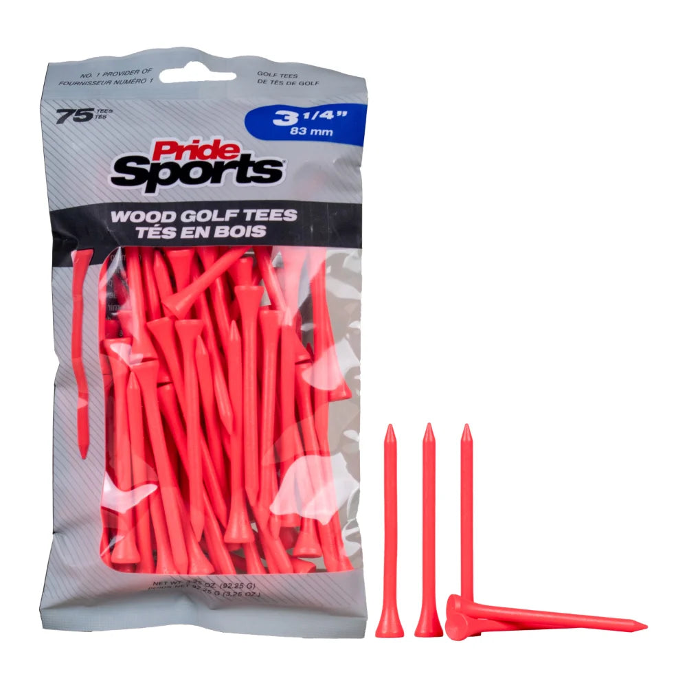 3 1/4" Bagged Golf Tee Packs