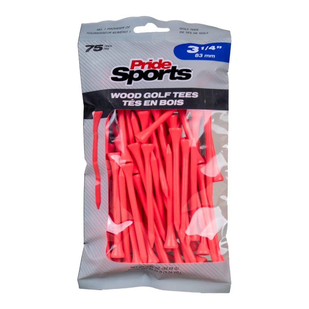 3 1/4" Bagged Golf Tee Packs