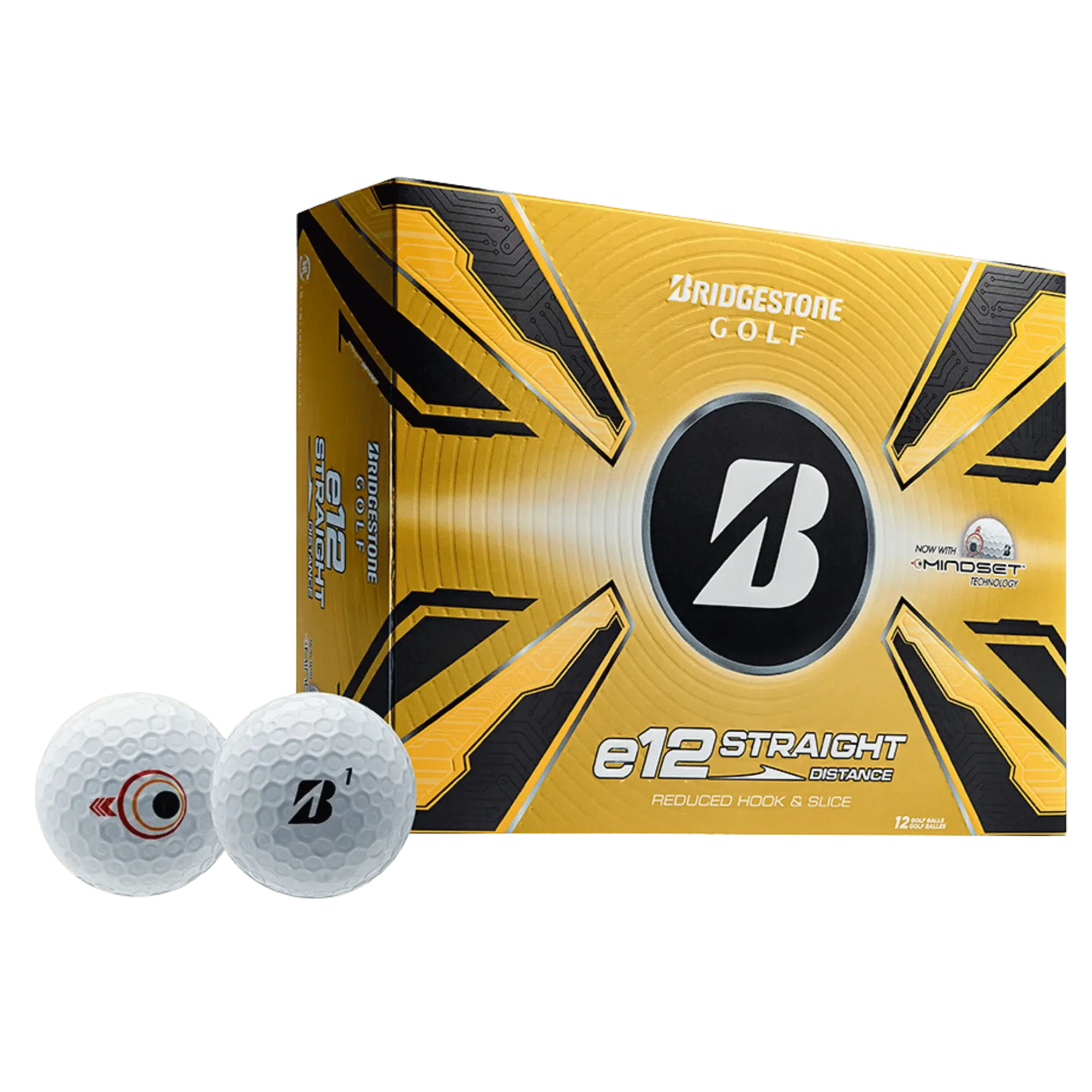 Bridgestone e12 Straight Golf Balls - Plain