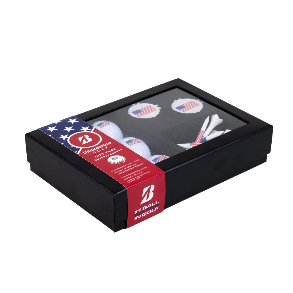 Bridgestone Golf Gift Pack - USA Flag