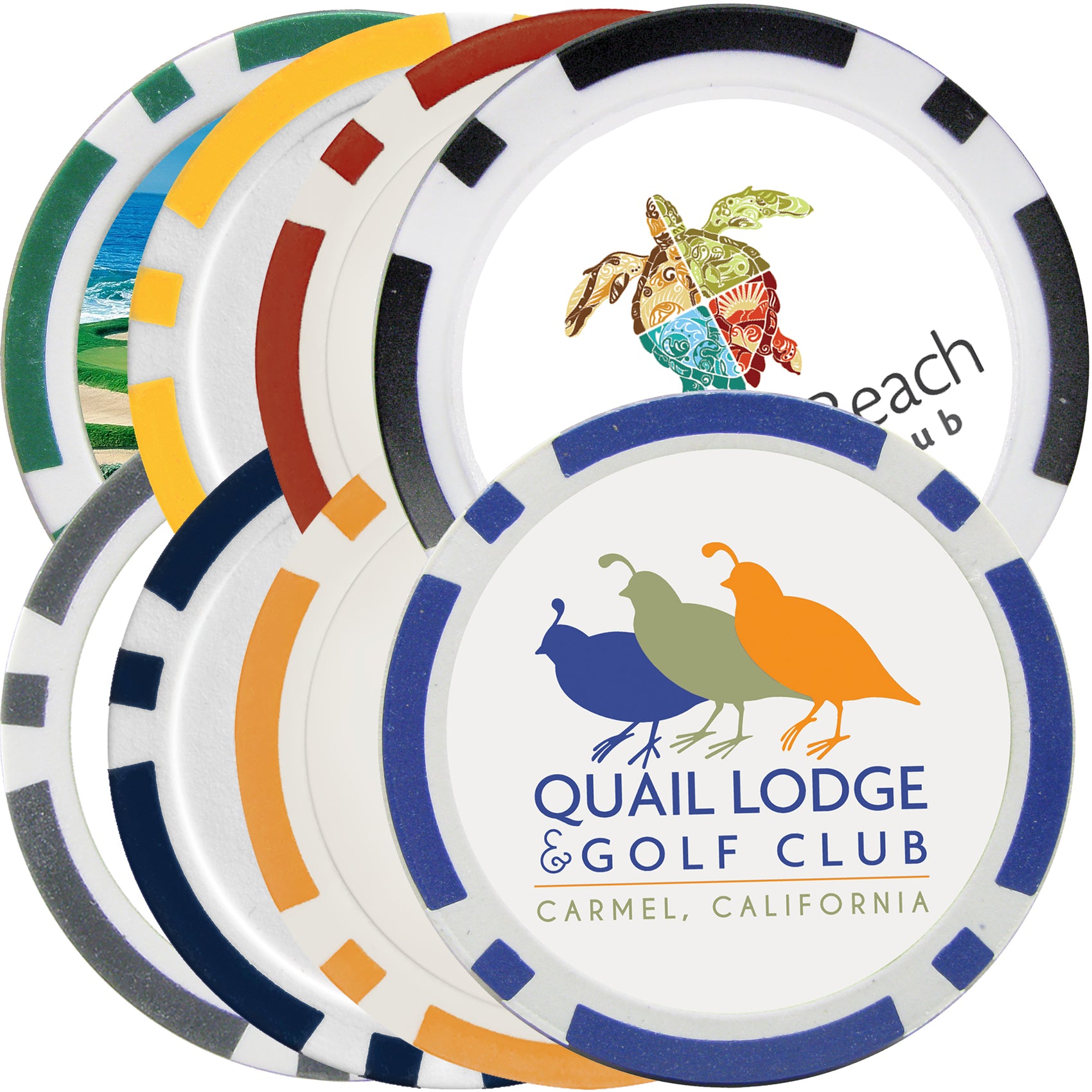 Poker Chip Golf Ball Markers