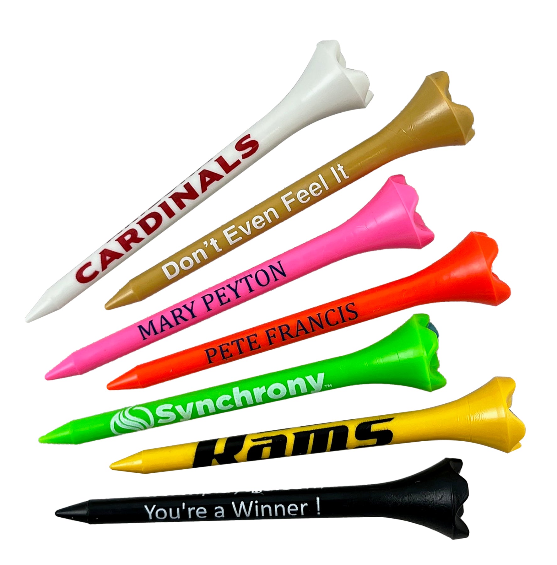 2 3/4" Personalized Pride Performance® Golf Tees