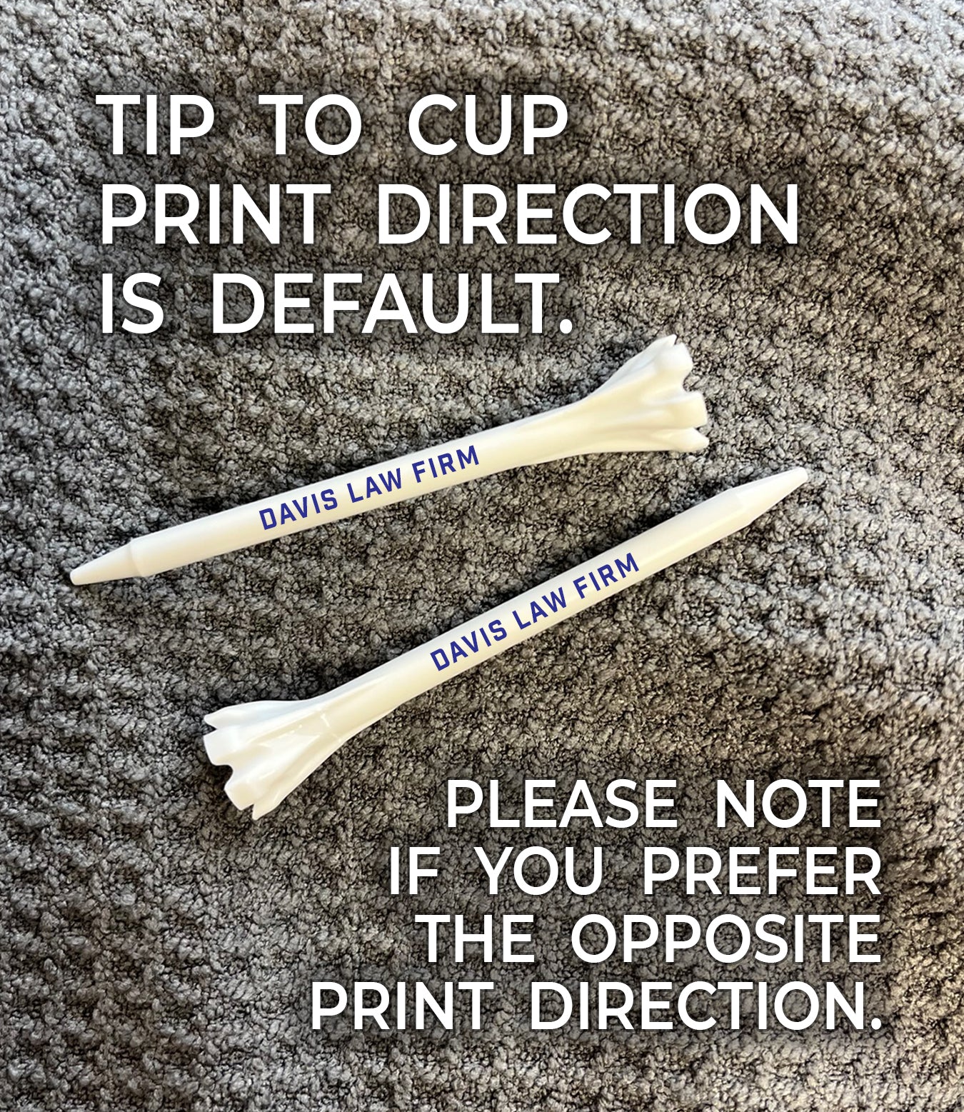 2 3/4" Zarma FLYtee™ Personalized Golf Tees