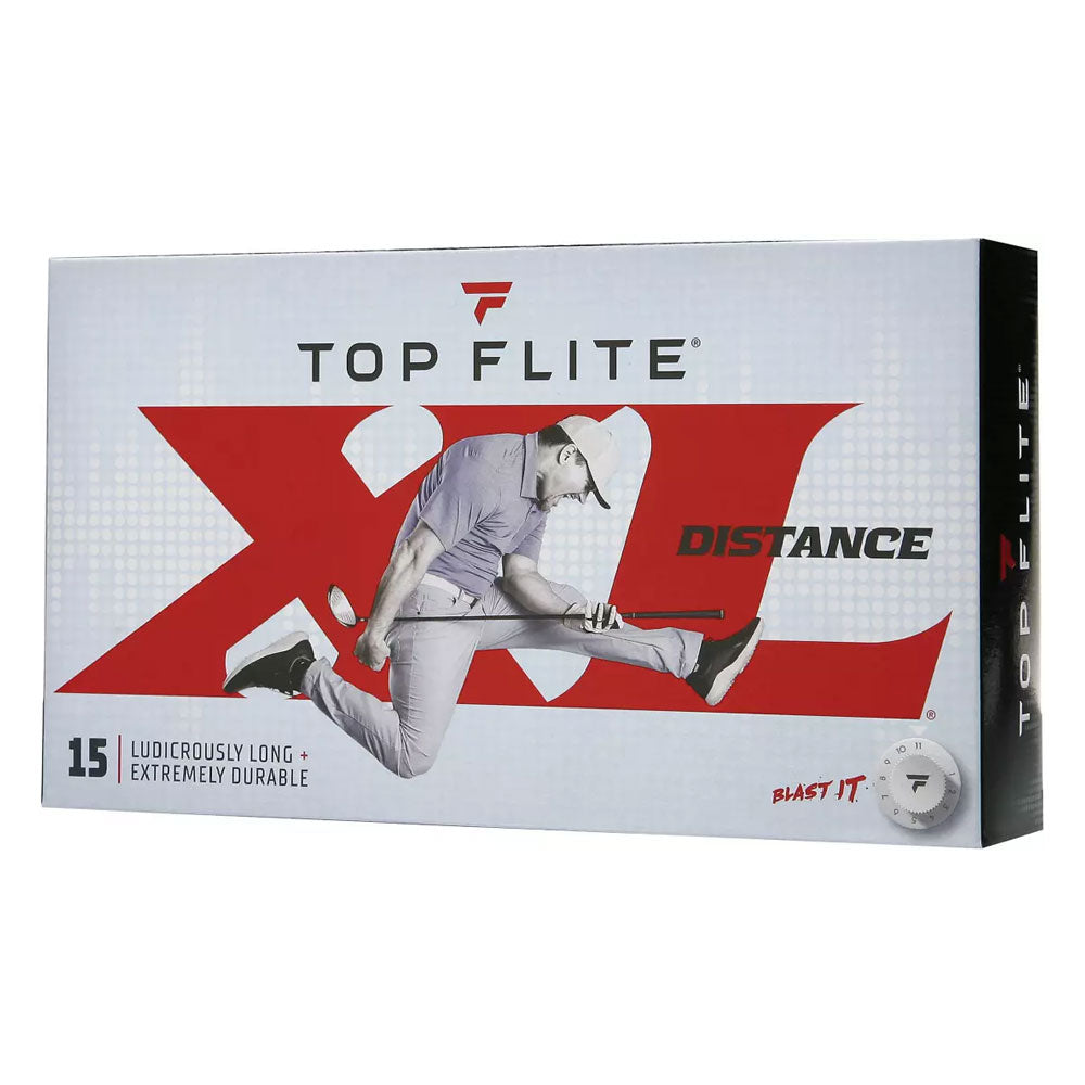 Top Flite XL Distance Golf Balls - Plain