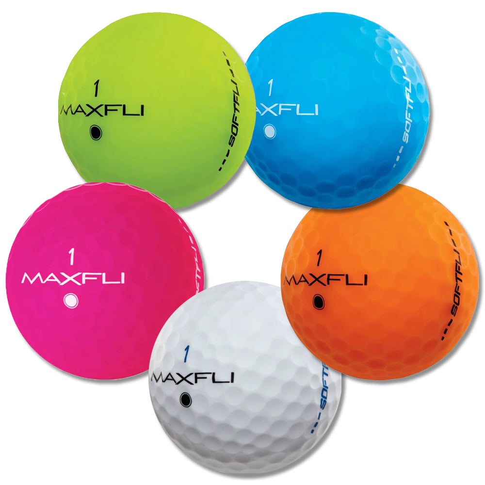 Maxfli Softfli Matte Golf Balls - Plain