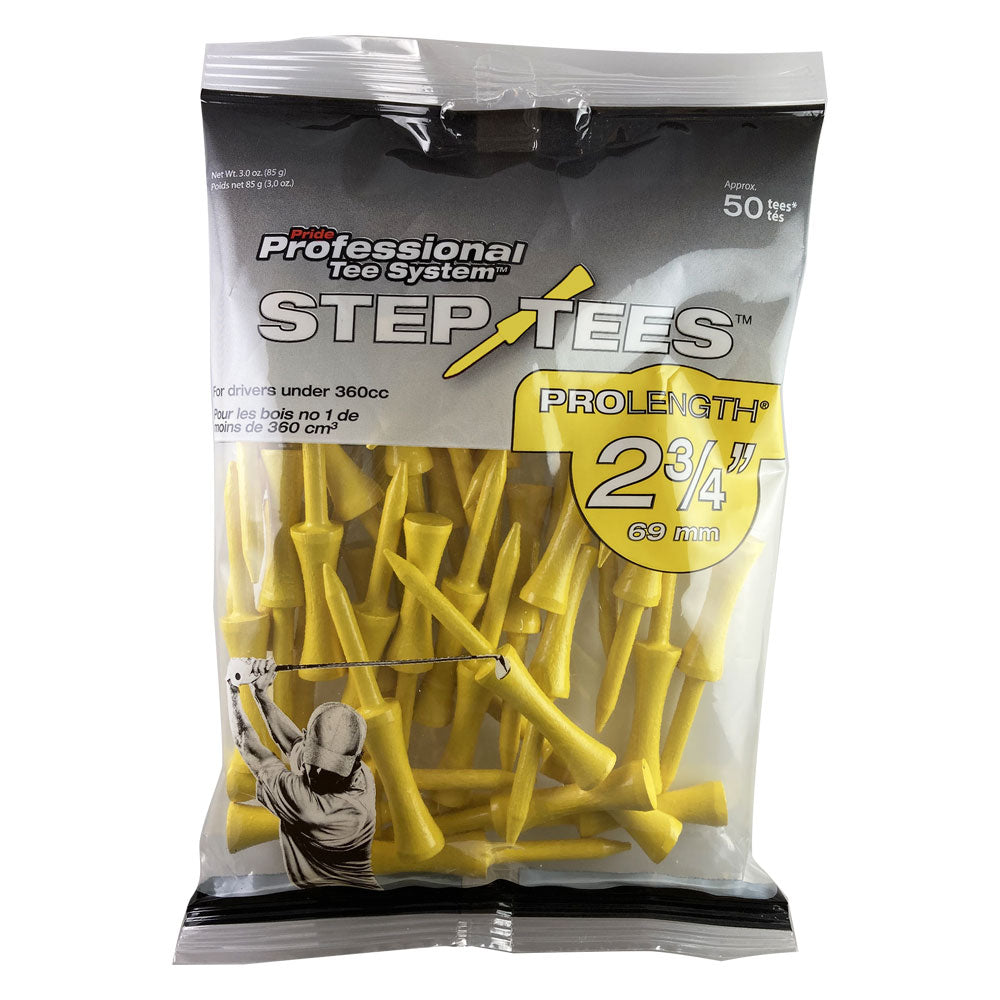 Professional Tee System™ (PTS) Step Tees™ - Wood Golf Tees